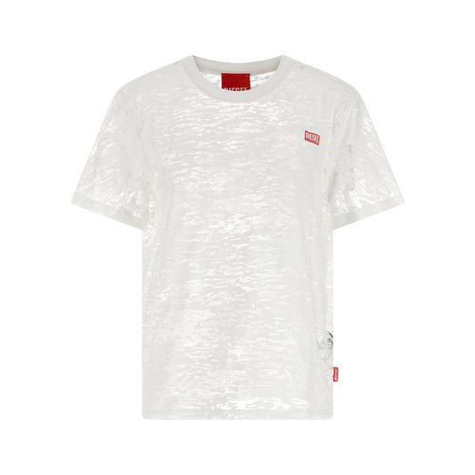 Diesel White Cotton T-Shirt
