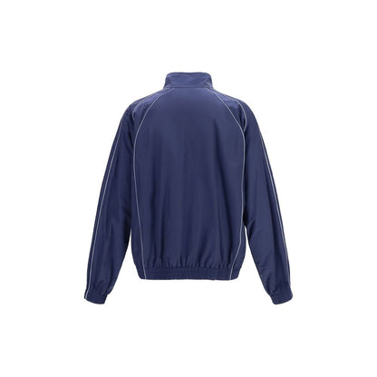 Balenciaga Blue Cotton Shell Jacket