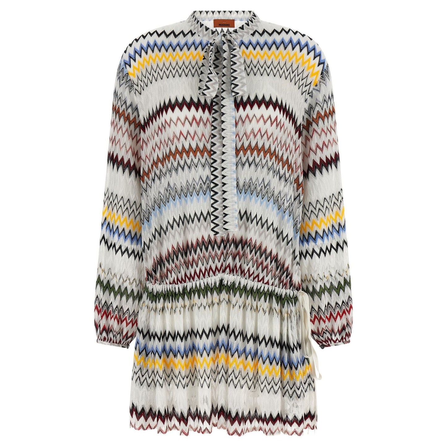 Missoni White Viscose Short Dress