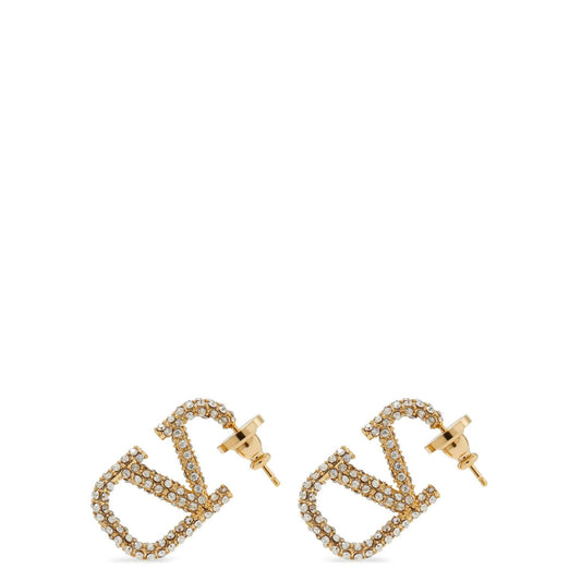 Valentino Garavani Gold Brass Earrings