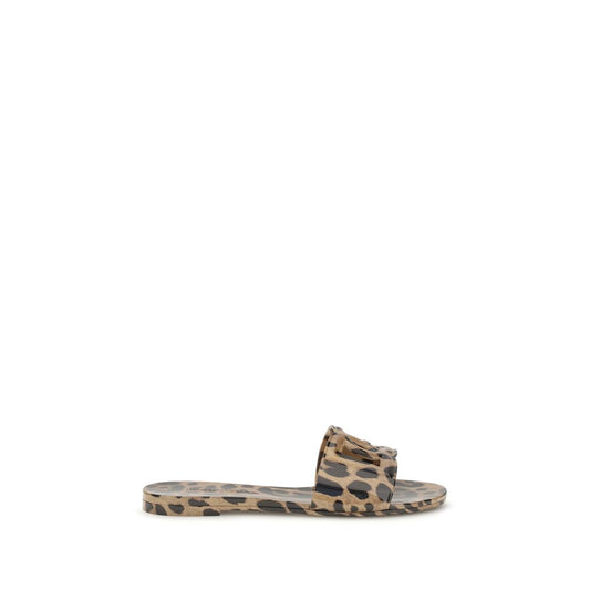 Dolce & Gabbana Multicolor Rubber Flat Sandals