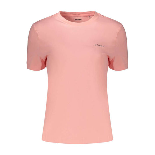 Guess Jeans Pink Cotton Women's T-Shirt