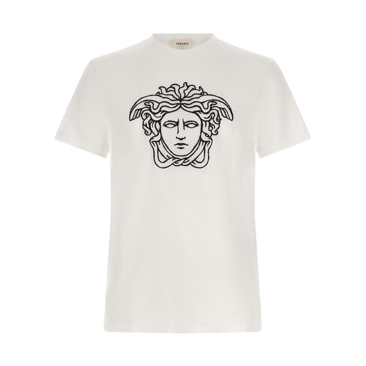 Versace Bicolor Cotton T-Shirt