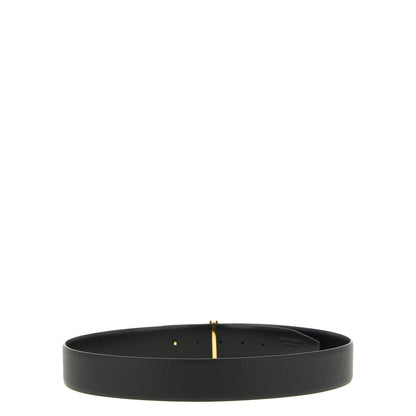 Tom Ford Black Calfskin Regular Belt
