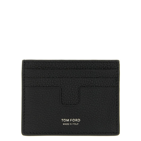 Tom Ford Black Calfskin Cardholder