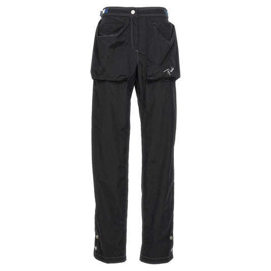 Emilio Pucci Black Polyamide Casual Pants