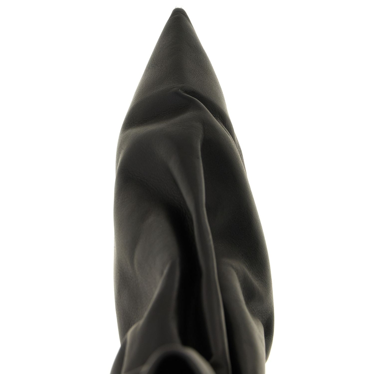 Rick Owens Black Calfskin Ankle Boots