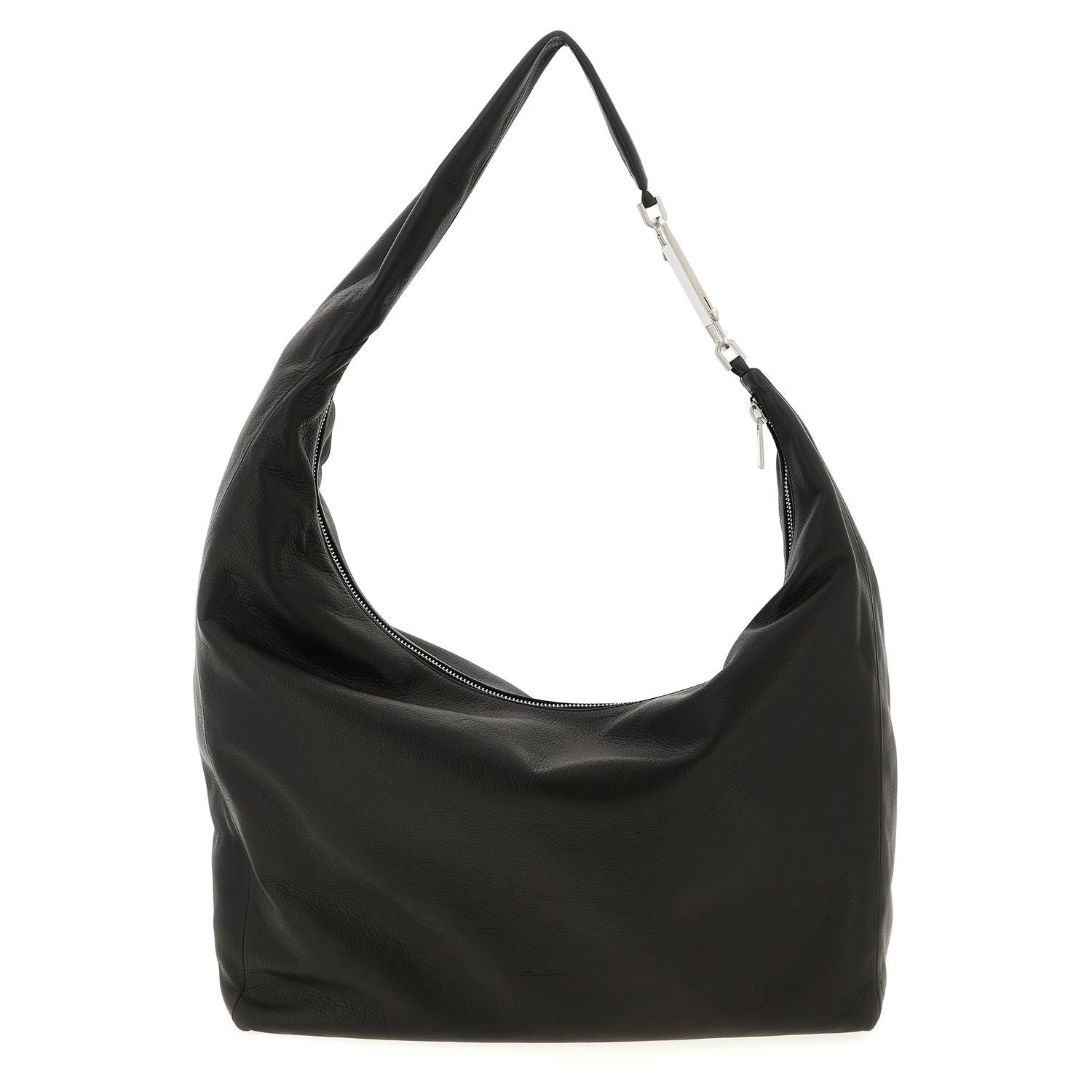 Rick Owens Black Calfskin Shoulder Bag