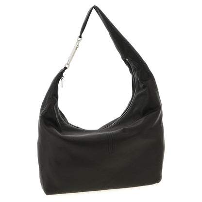 Rick Owens Black Calfskin Shoulder Bag