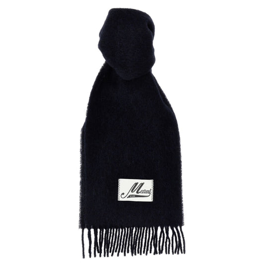 Marni Blue Wool Scarf