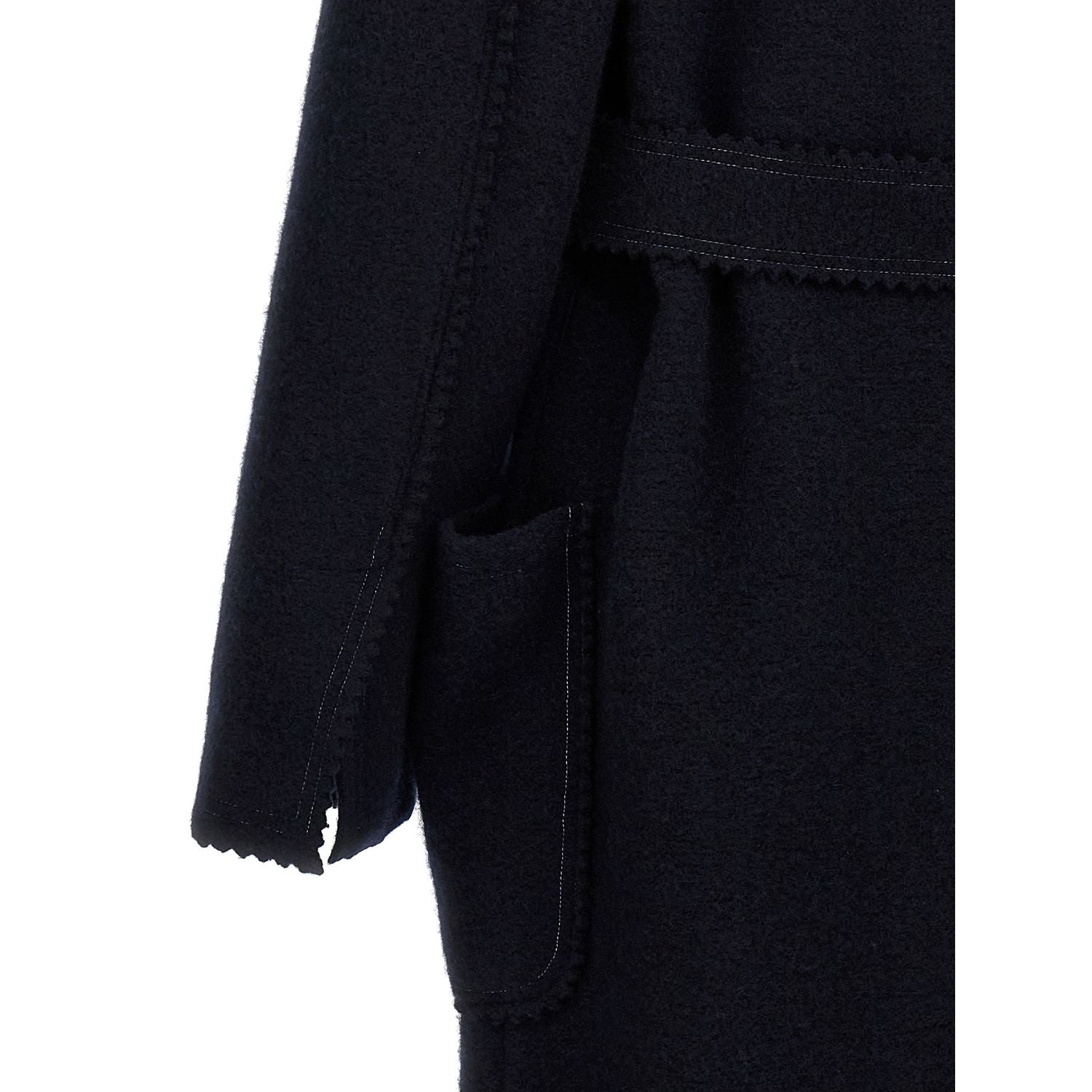 Max Mara Blue Wool Coat