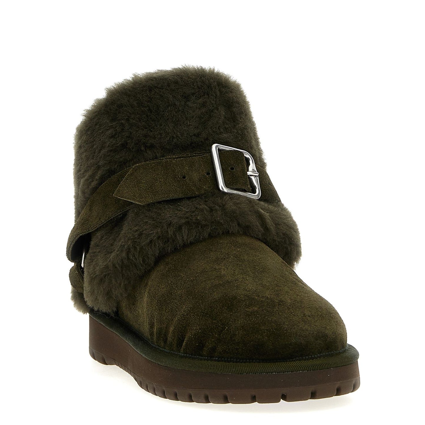 Burberry Bicolor Leather Ankle Boots