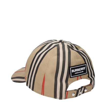 Burberry Beige Cotton Cap (Baseball Hat)