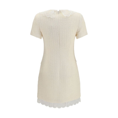 Self-Portrait Beige Polyester Casual Dress