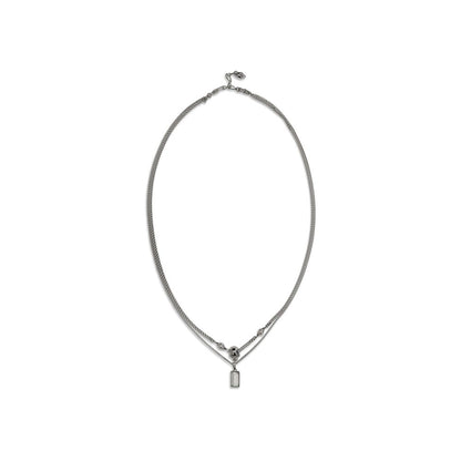 Alexander McQueen Silver Brass Necklace