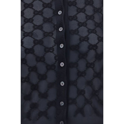 Gucci Black Viscose Cardigan