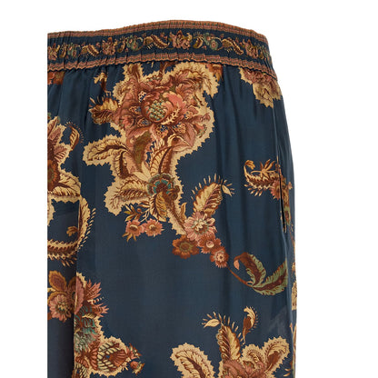 Zimmermann Multicolor Silk Casual Pants