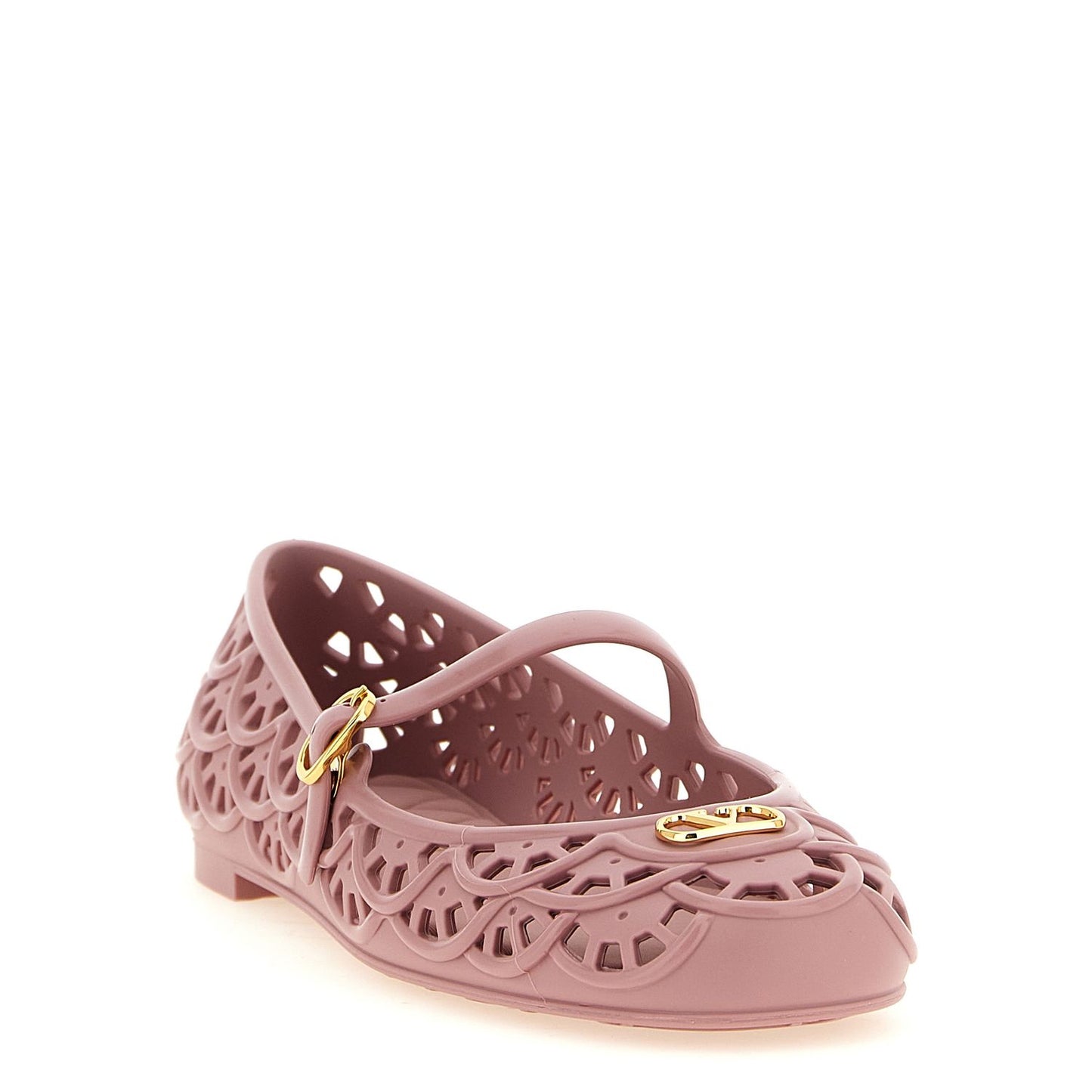 Valentino Garavani Multicolor Polyvinyl Ballet Flats