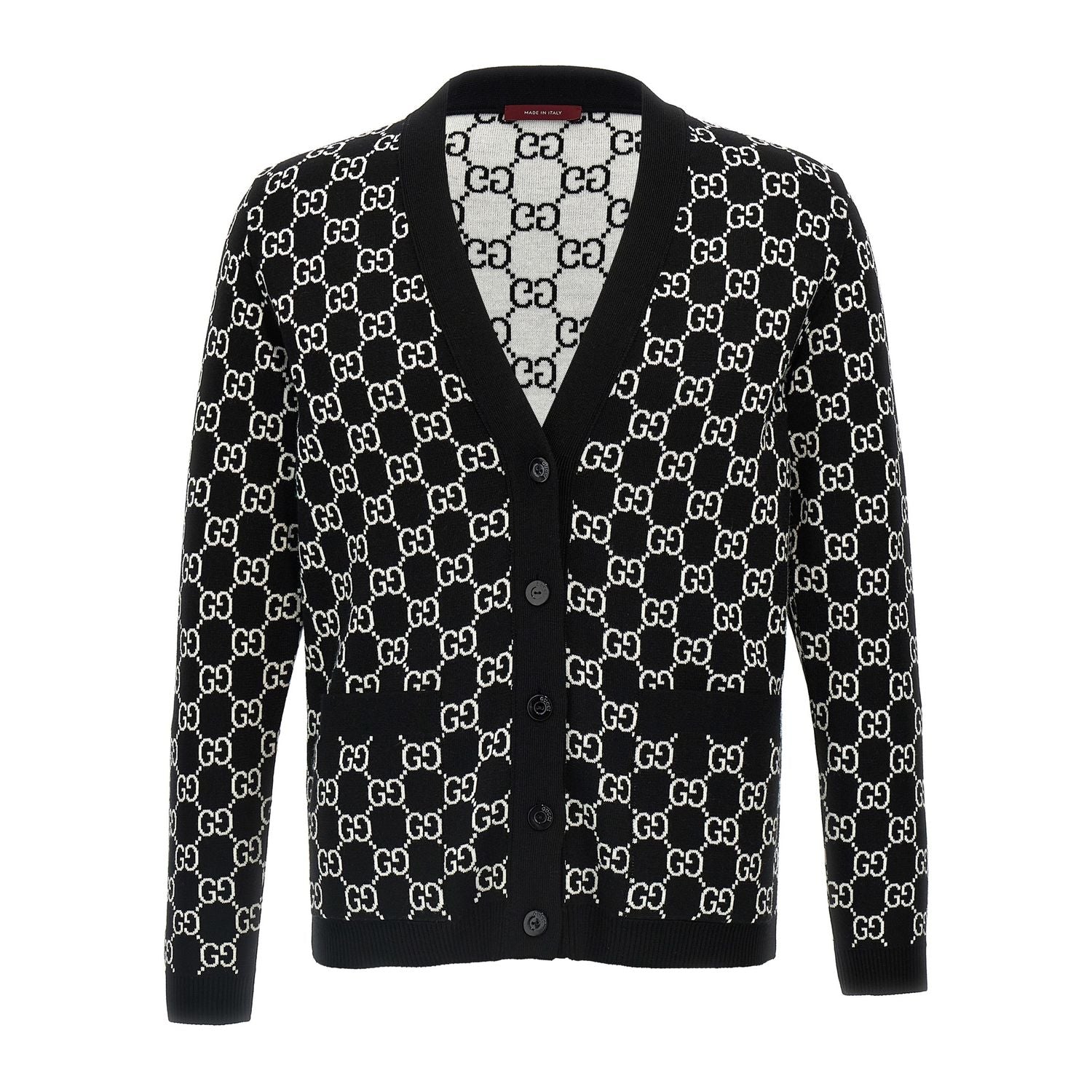Gucci Bicolor Wool Cardigan