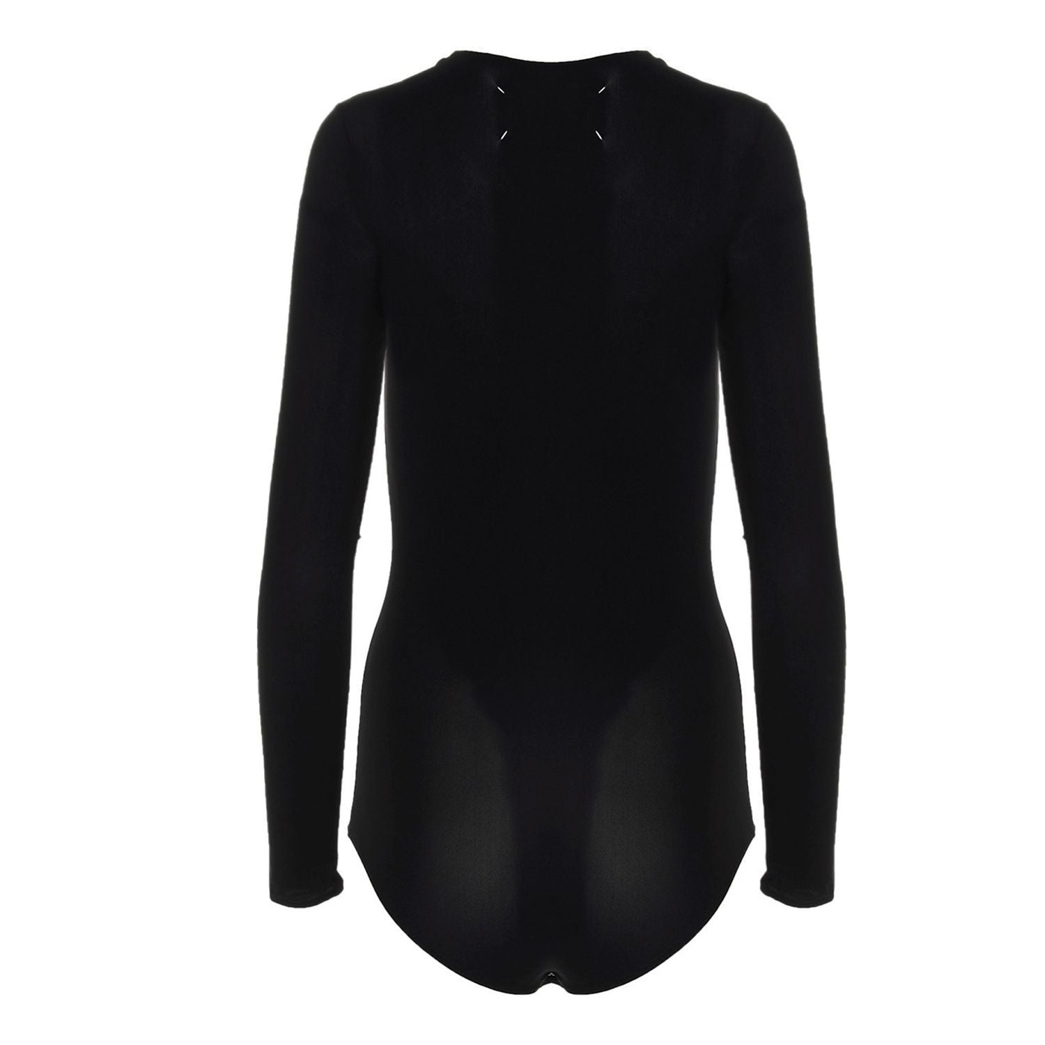 Maison Margiela Black Polyamide Bodysuit
