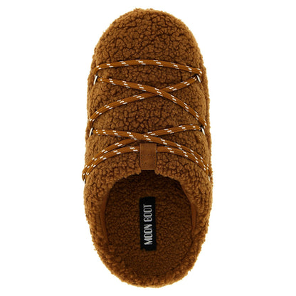 Moon Boot Brown Polyester Slippers