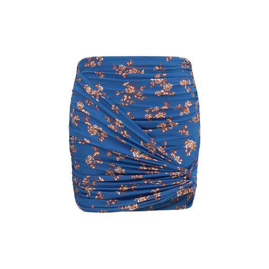 Magda Butrym Blue Polyamide Mini Skirt