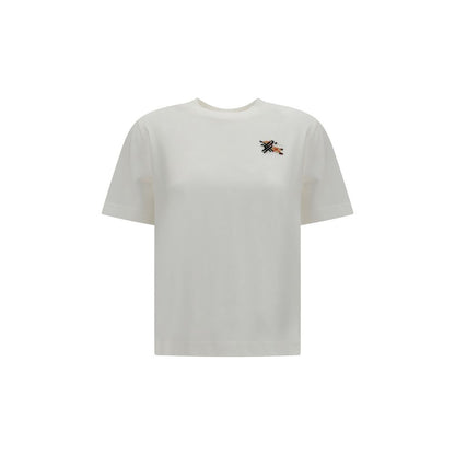 Burberry White Cotton T-Shirt