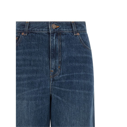 Chloé Blue Cotton Jeans Denim
