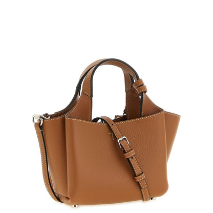 Tod's Brown Calfskin Handbag
