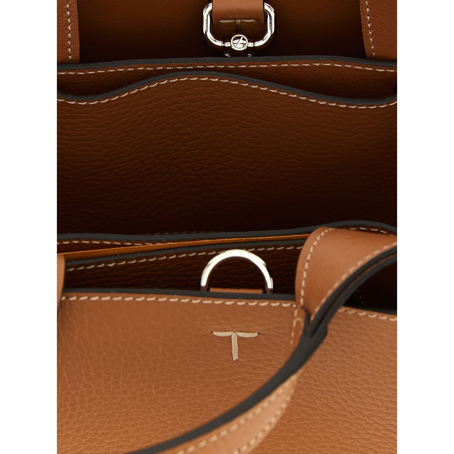 Tod's Brown Calfskin Handbag