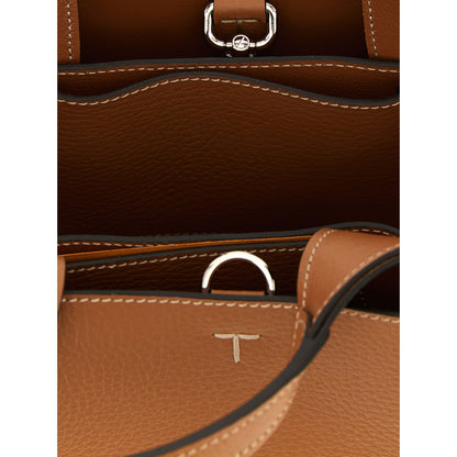 Tod's Brown Calfskin Handbag