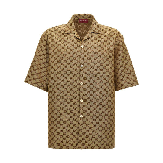 Gucci Beige Linen Blouse