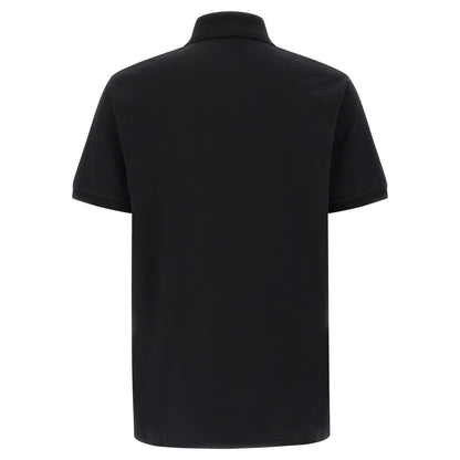Gucci Black Cotton Polo Shirt