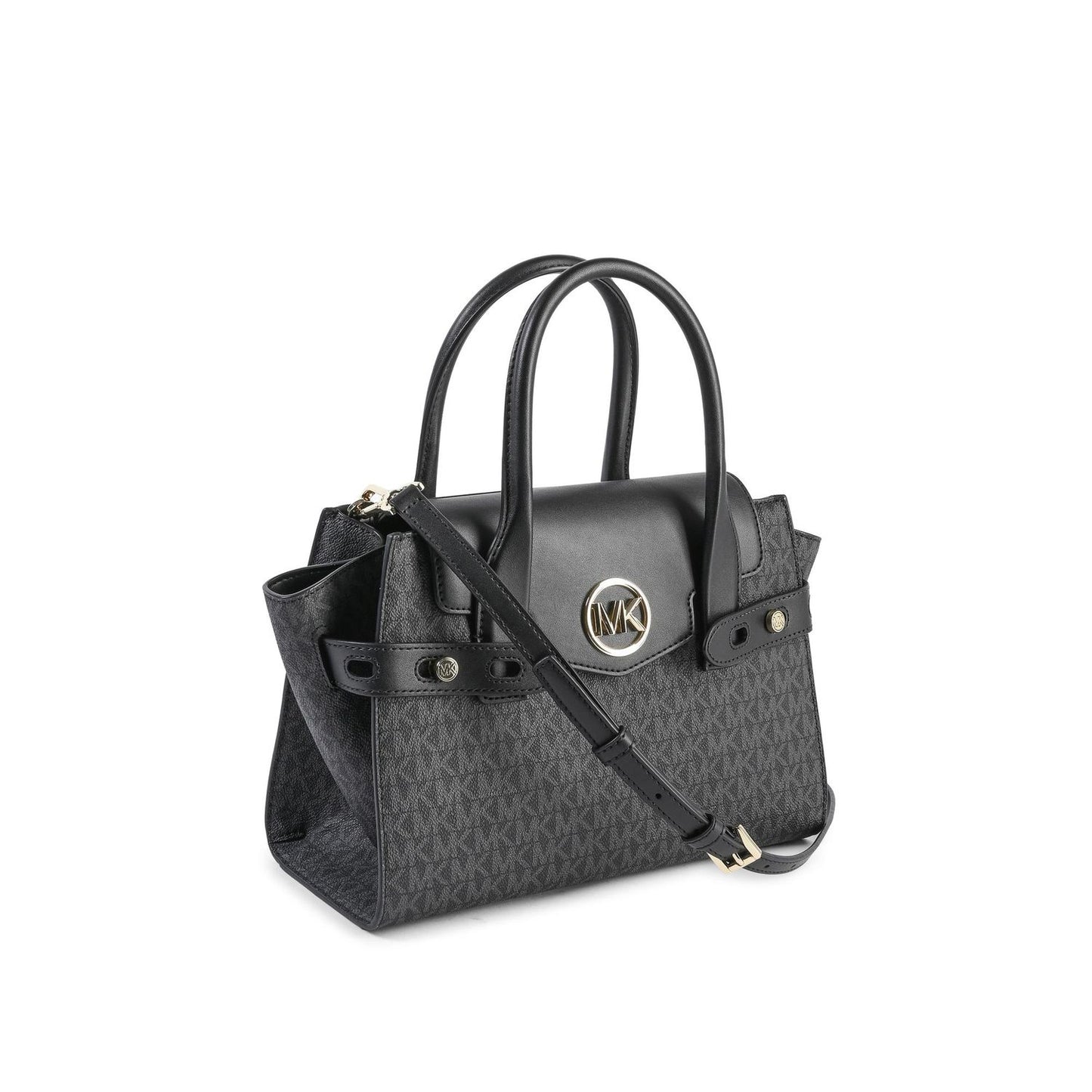 Michael Kors Black Pvc Satchel Bag