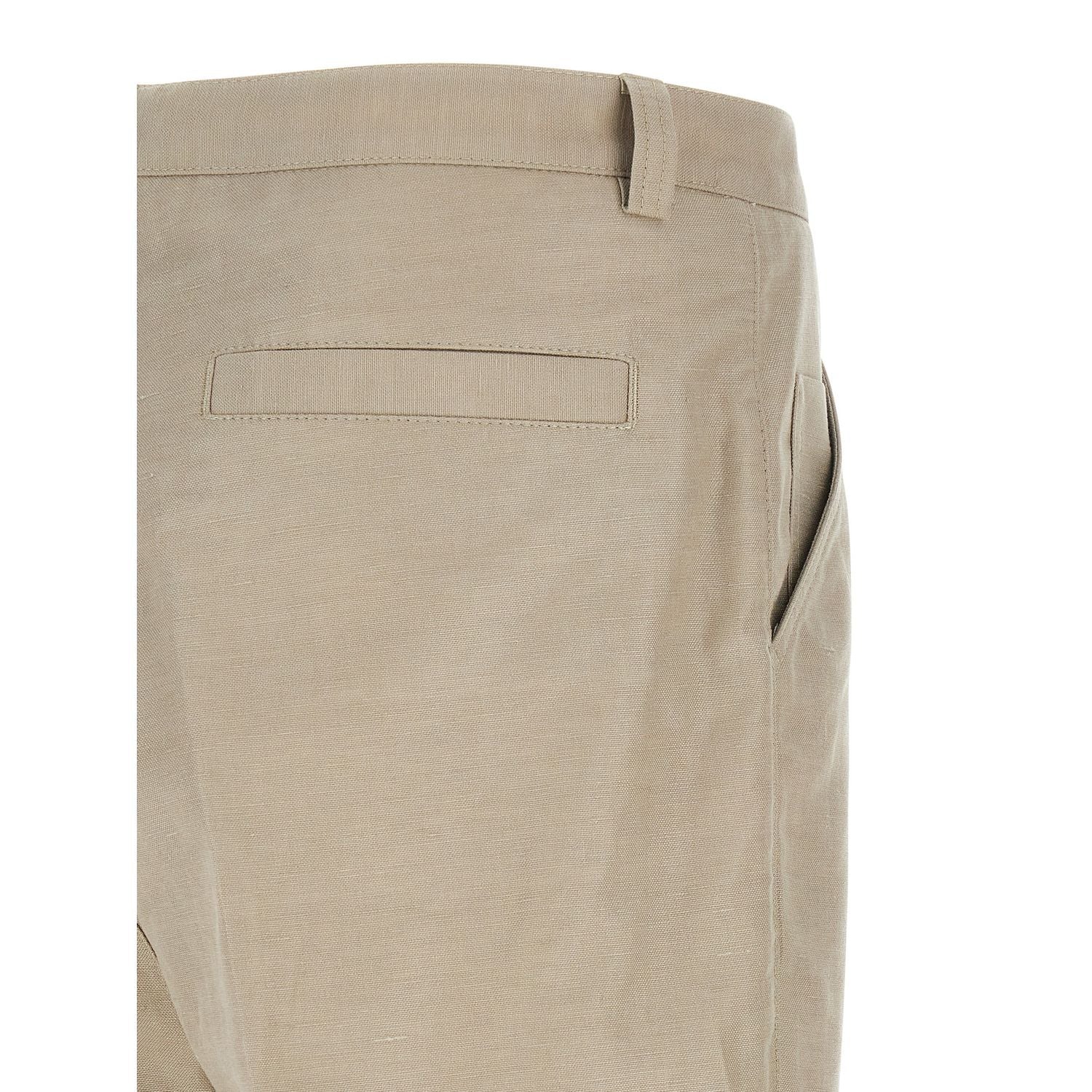 Brunello Cucinelli Brown Cotton Casual Pants