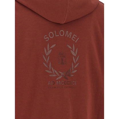 Brunello Cucinelli Bordeaux Cotton Sweatshirt