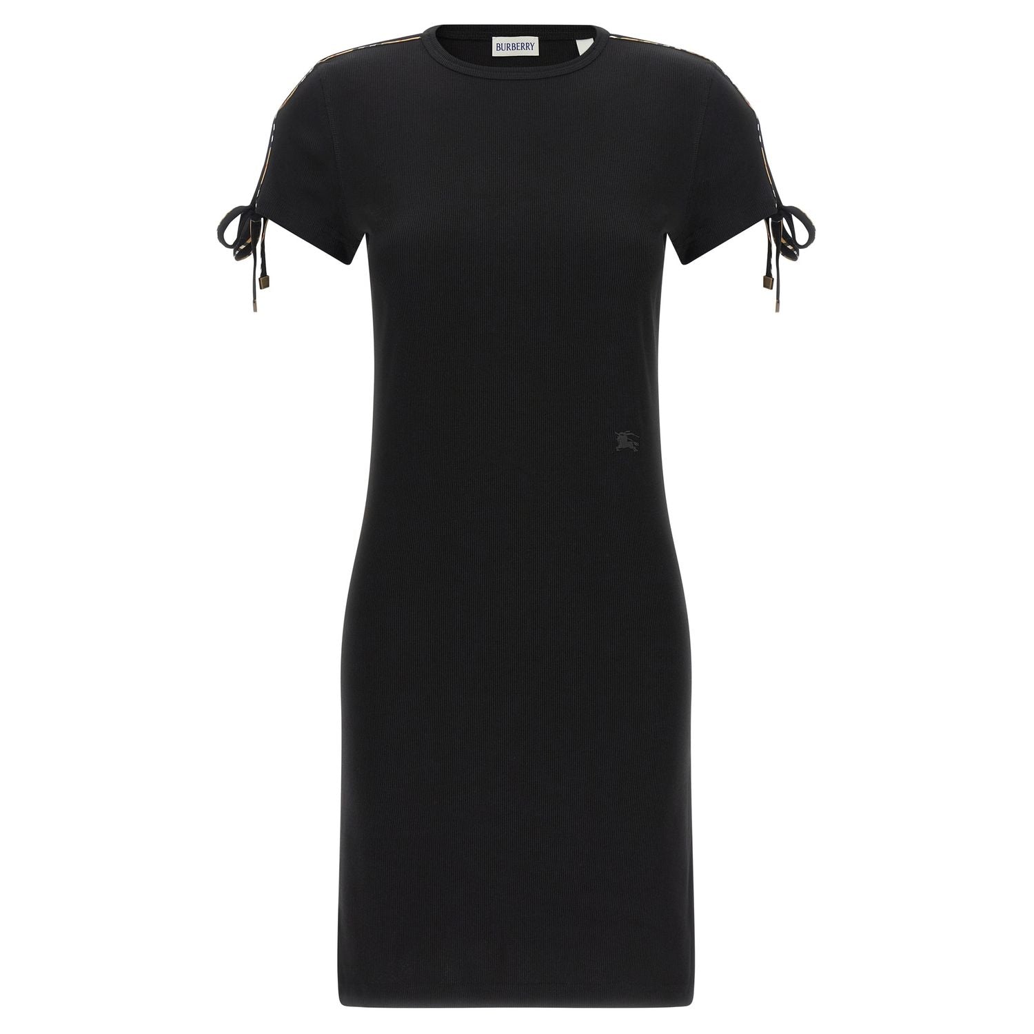 Burberry Black Cotton Short Dress