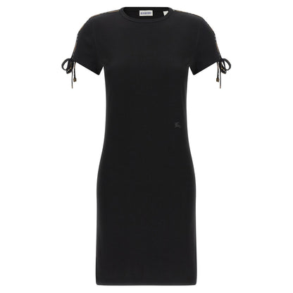 Burberry Black Cotton Short Dress