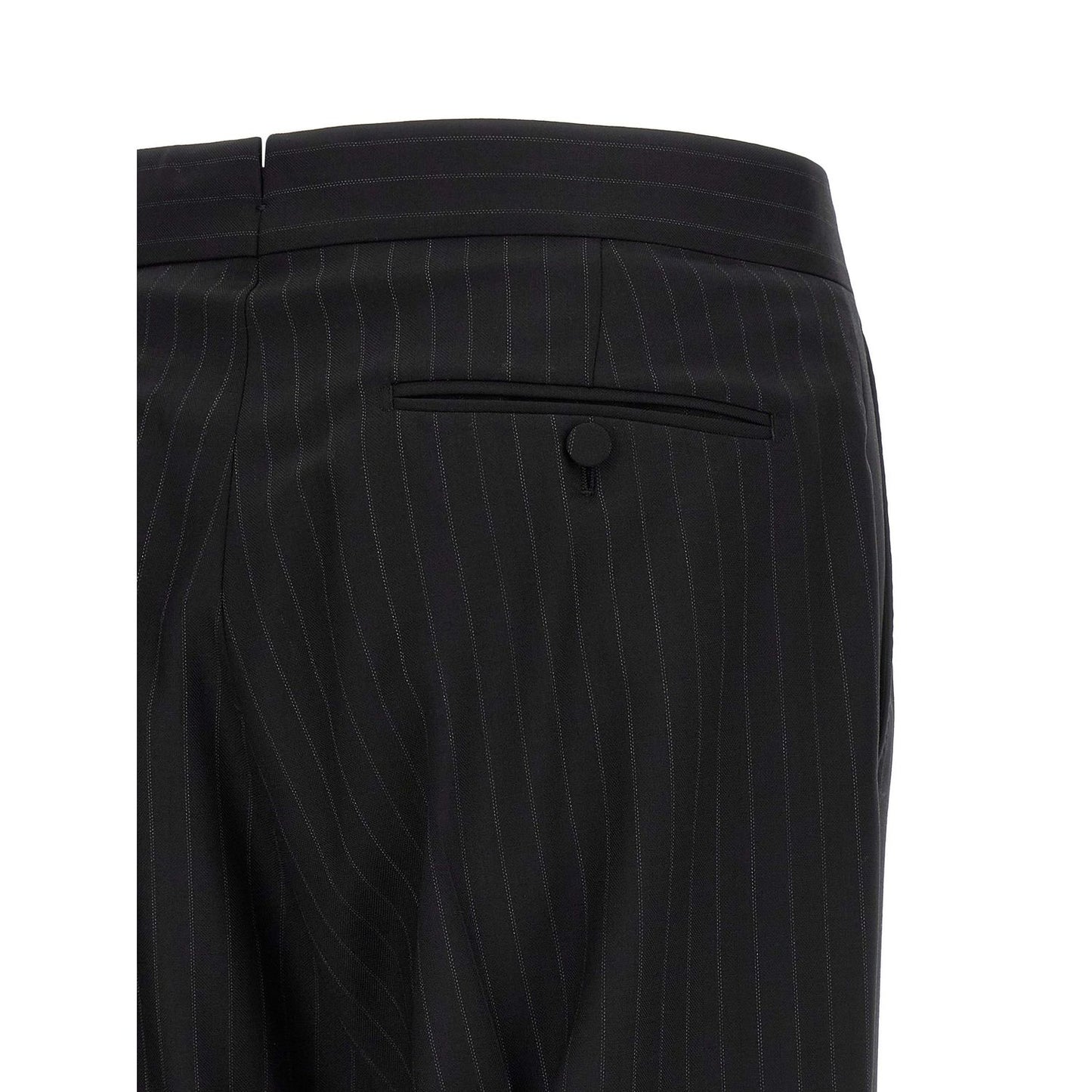 Tom Ford Black Wool Two-Piece Suit