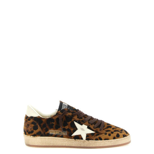 Golden Goose Brown Cowhide Low Top Sneakers