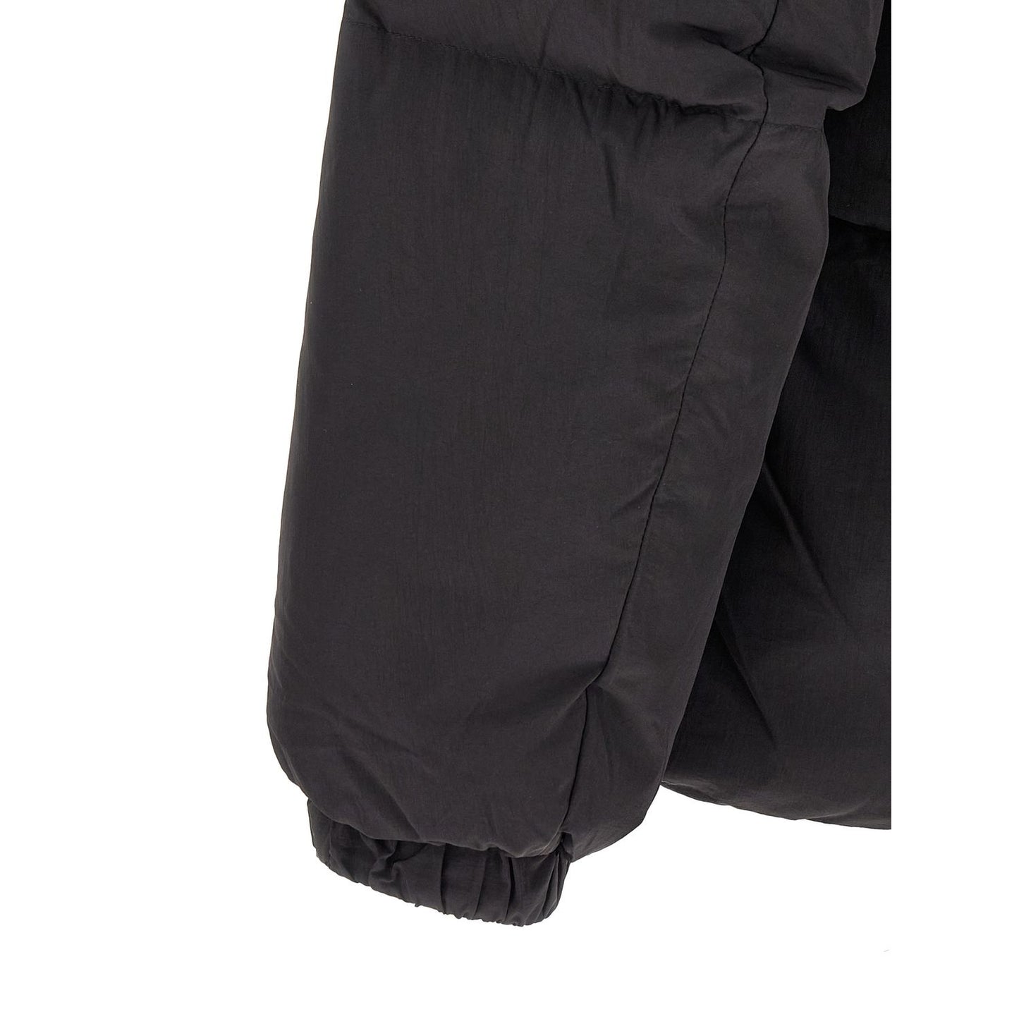 Diesel Black Polyamide Full-Length Jacket