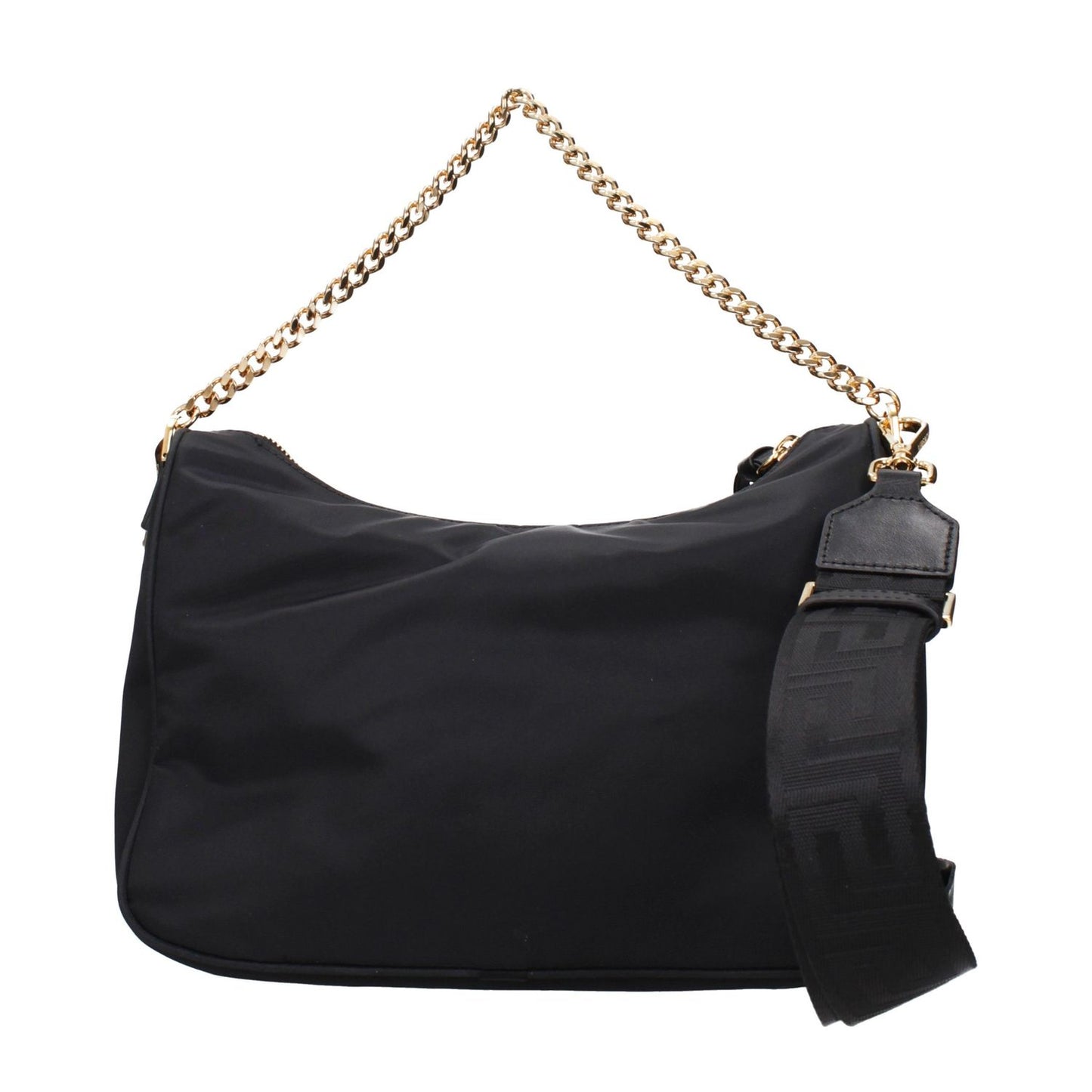 Versace Black Fabric Handbag