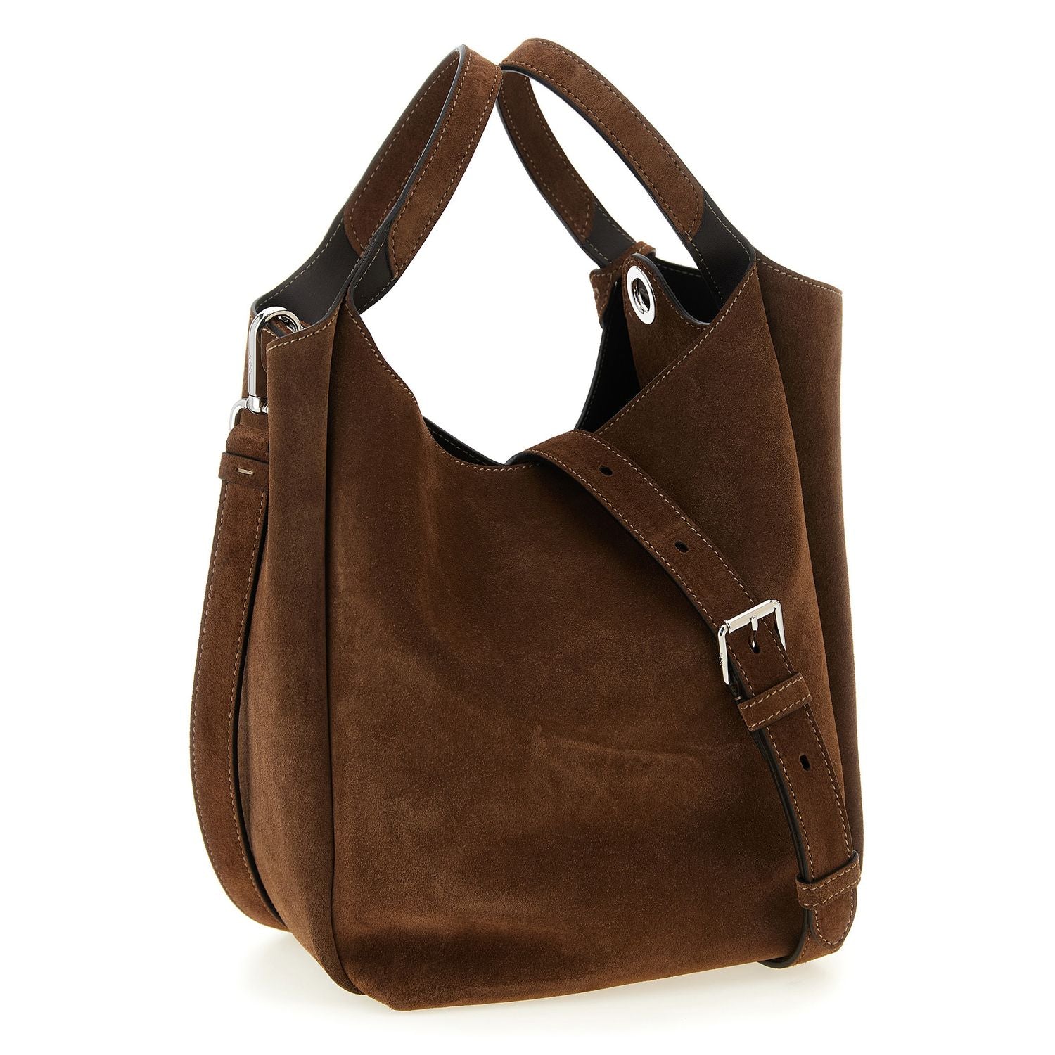 Tod's Brown Calfskin Handbag