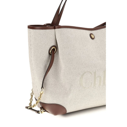 Chloé Beige Cotton Shoulder Bag
