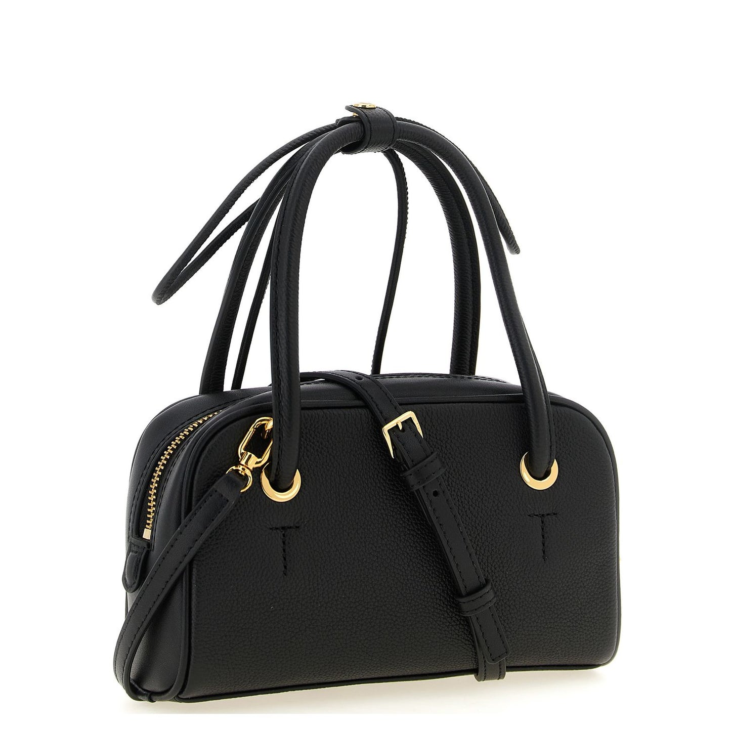 Furla Black Calfskin Handbag