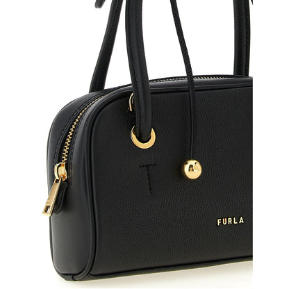 Furla Black Calfskin Handbag