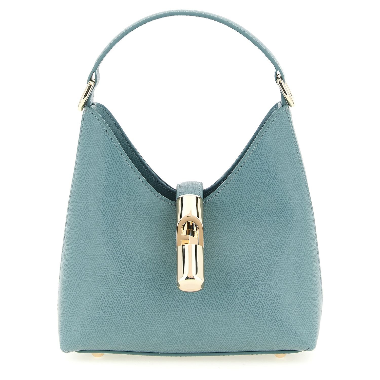 Furla Blue Calfskin Handbag