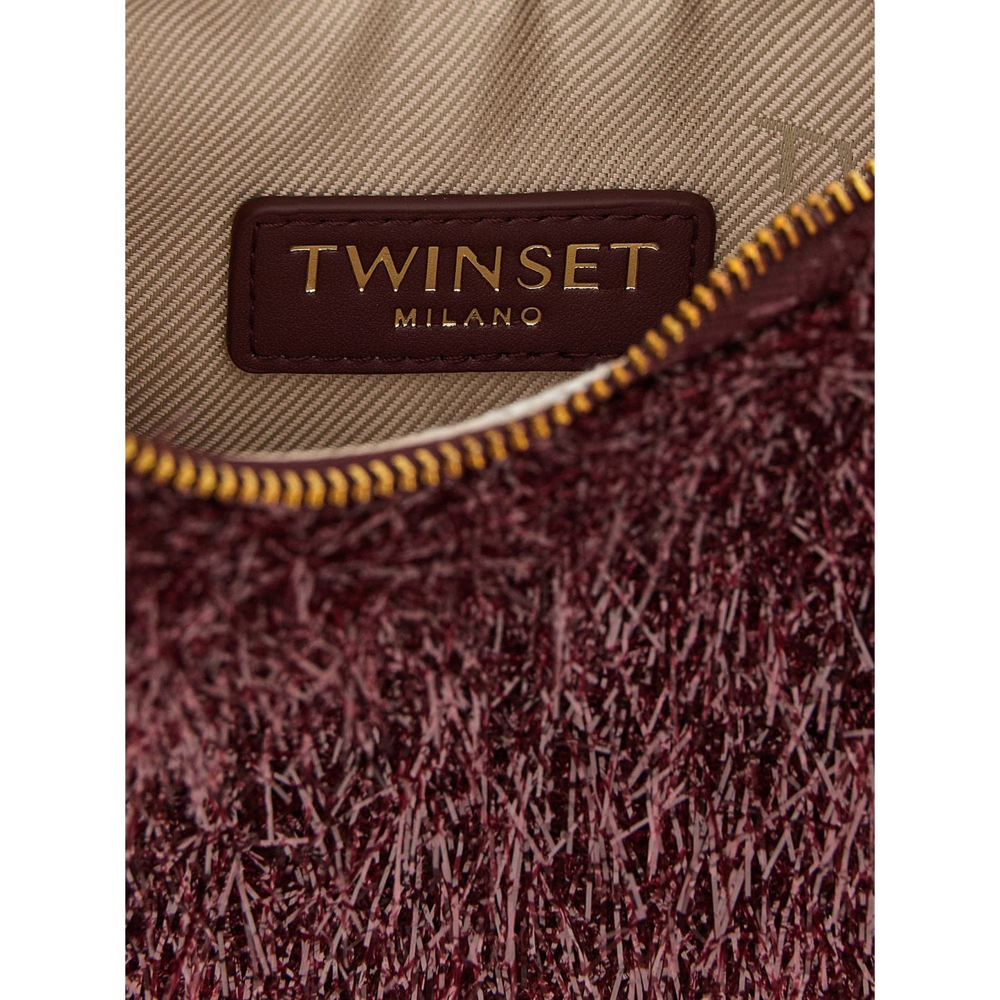 Twinset Bordeaux Polyester Handbag