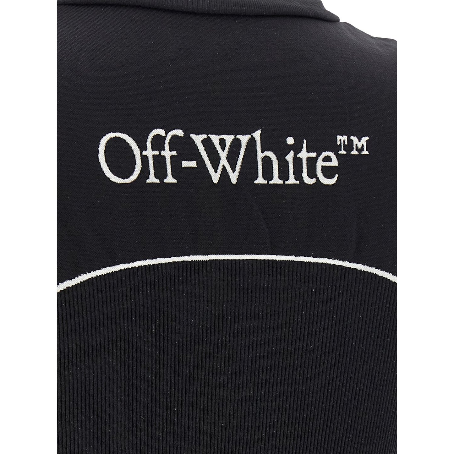 Off-White Black Polyamide Sport Bra