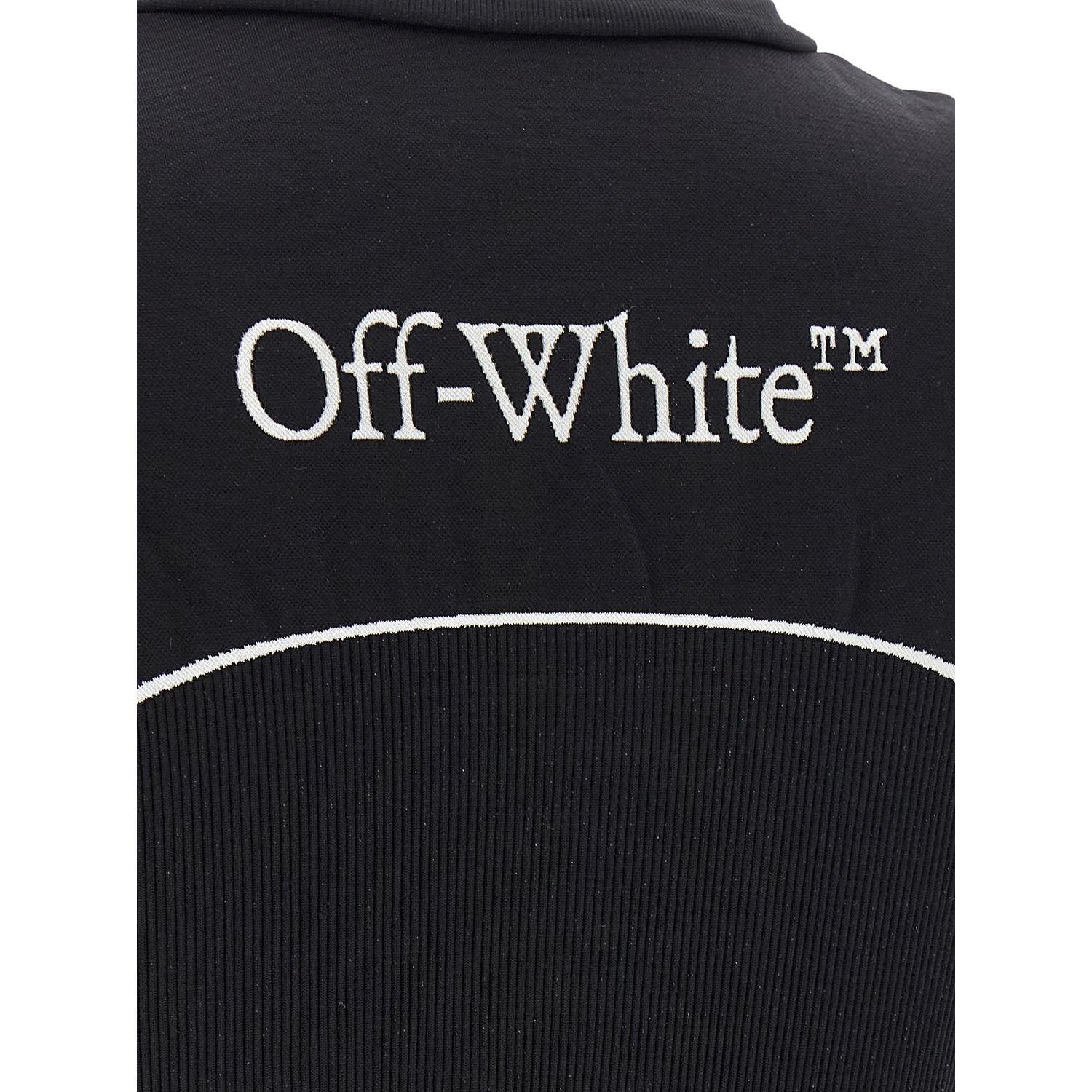Off-White Black Polyamide Sport Bra